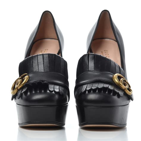 gucci gg marmont loafers|gucci loafers platform.